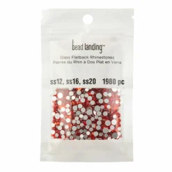 Combo Glass Flatback Rhinestones by Bead Landing™