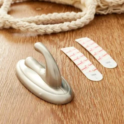 Command™ Brushed Nickel Decorative Hook