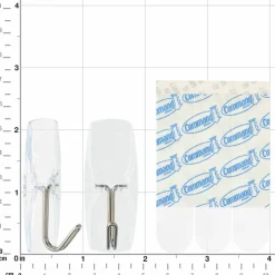 Command™ Clear Medium Wire Hooks