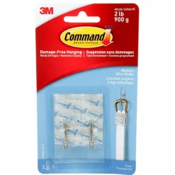 Command™ Clear Medium Wire Hooks