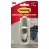 Command™ Large Brushed Nickel Decorative Metal Hook