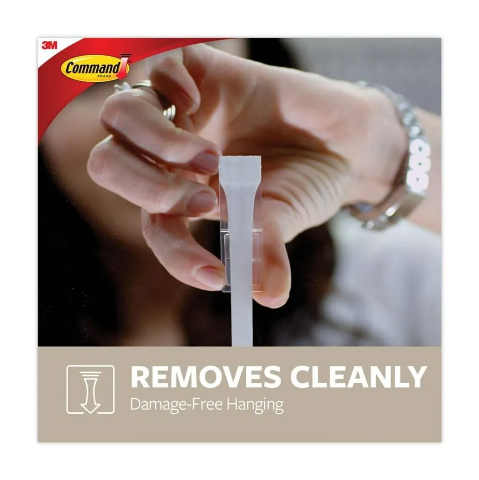Command 3 lbs. Capacity Plastic Decorative Hooks - Medium Matte Black (2/Pack)