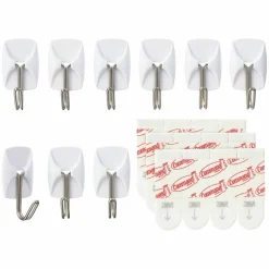 Command™ Small Wire Hooks, Clear