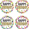 Confetti Happy Birthday Wear 'Em Badges, 32 Per Pack, 6 Packs