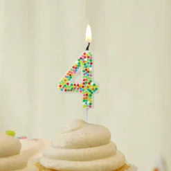 Confetti Number Birthday Candle by Celebrate It™