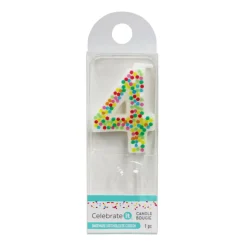 Confetti Number Birthday Candle by Celebrate It™