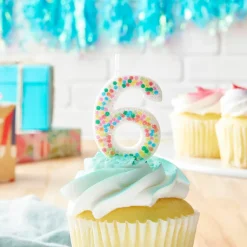 Confetti Number Birthday Candle by Celebrate It™