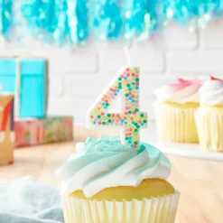 Confetti Number Birthday Candle by Celebrate It™