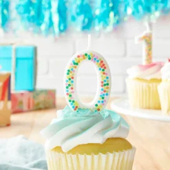 Confetti Number Birthday Candle by Celebrate It™