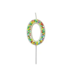 Confetti Number Birthday Candle by Celebrate It™