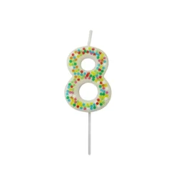 Confetti Number Birthday Candle by Celebrate It™