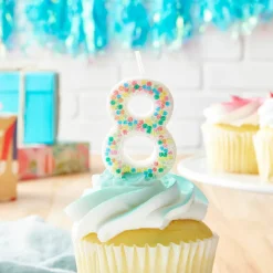 Confetti Number Birthday Candle by Celebrate It™