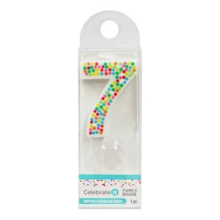 Confetti Number Birthday Candle by Celebrate It™