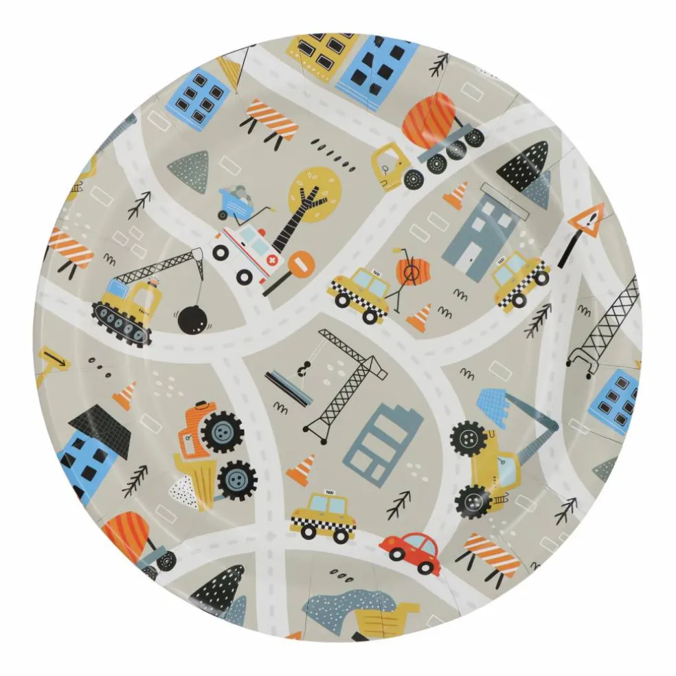 9" Construction Dinner Plates, 10ct. by Celebrate It™