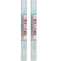 Con-Tact Clear Cover™ Clear Glossy Adhesive Covering, 18" x 16 ft.