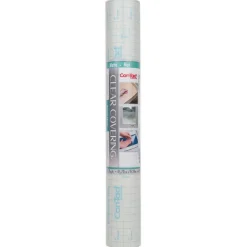 Con-Tact Clear Coverâ„¢ Clear Matte Adhesive Covering, 18" x 50 ft.