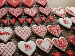 Contemporary Hearts Cookie Stencils | C351 by Designer Stencils |
