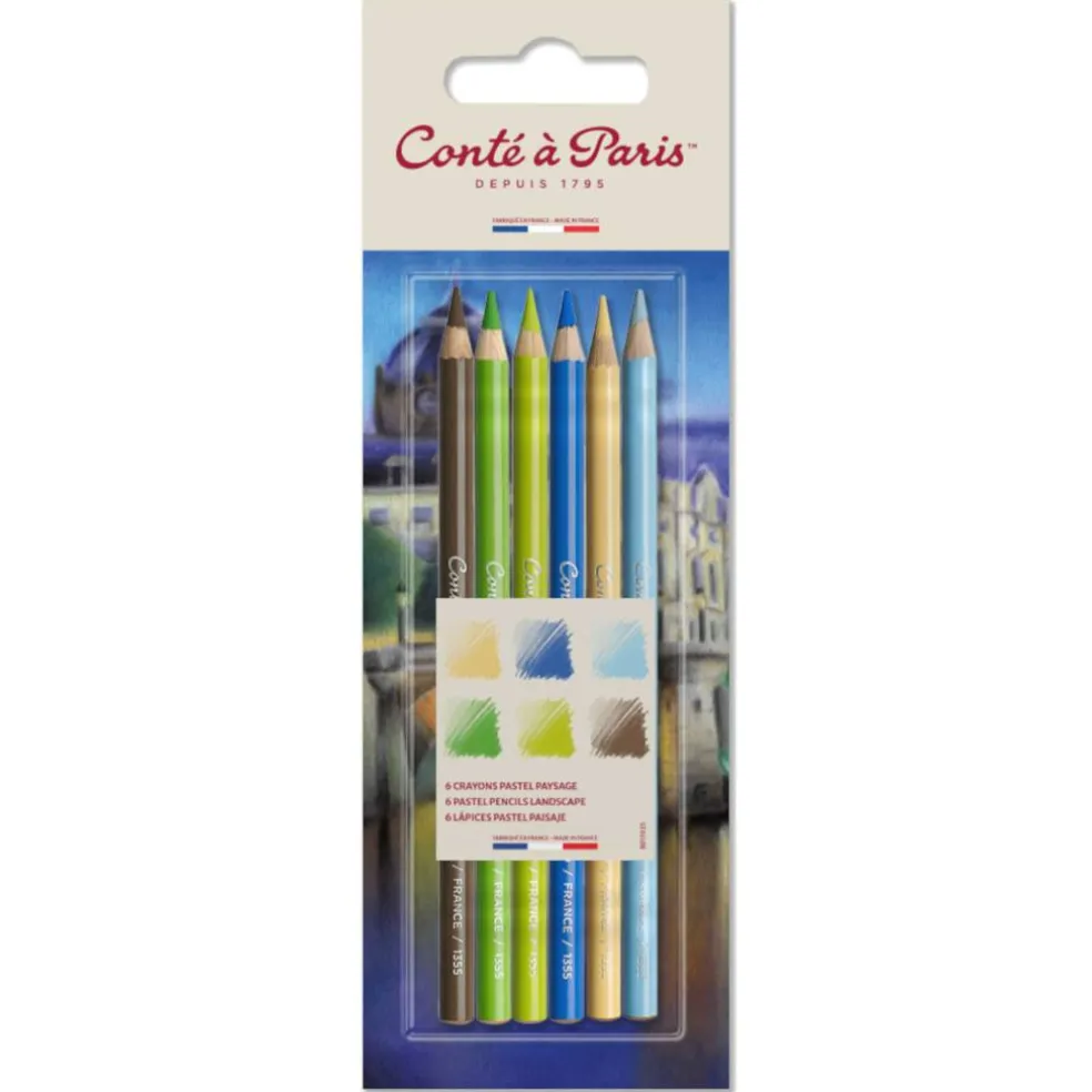 Conté à Paris™ Landscape Pastel Pencils, 6ct.