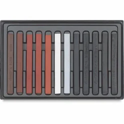 Conté à Paris Sketching Pastel Carrés - Sketching Colors, Set of 12