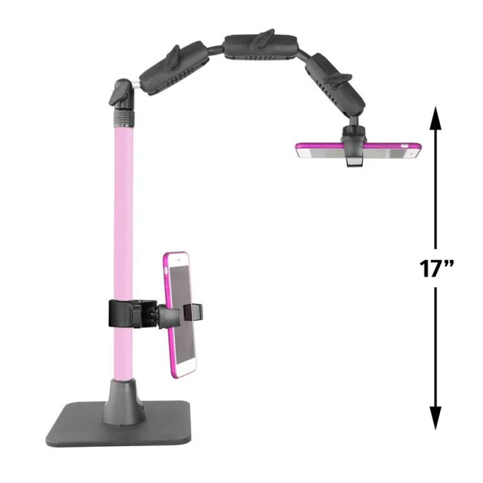 Cookie Decorator Projector Mount and Phone Holder by Arkon Mounts, Pink CDM2XMG5PK