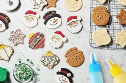 Cookie Icing Bottles, 6 Squeeze Applicator Bottles, 2 each (1, 2 and 4 ounces), Royal Icing Tools, Cake Sugar Cookie Decorating Supplies, Food Coloring, Frosting, Pancake Arts and Crafts Kit