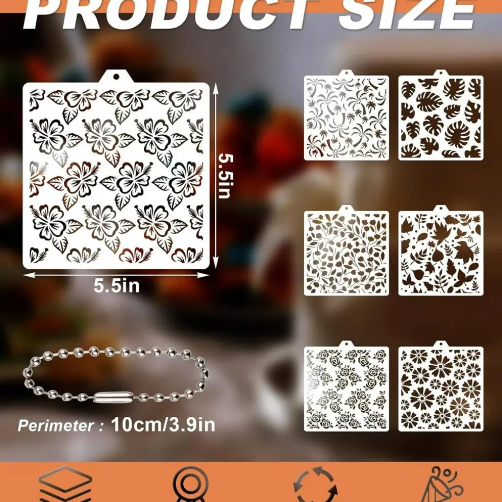 Cookie Stencil Set for Royal Icing 40 Pieces