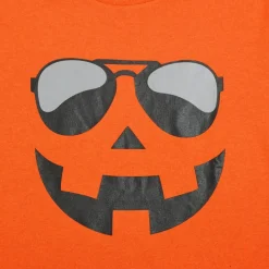 Cool Jack-o'-Lantern Face Youth T-Shirt