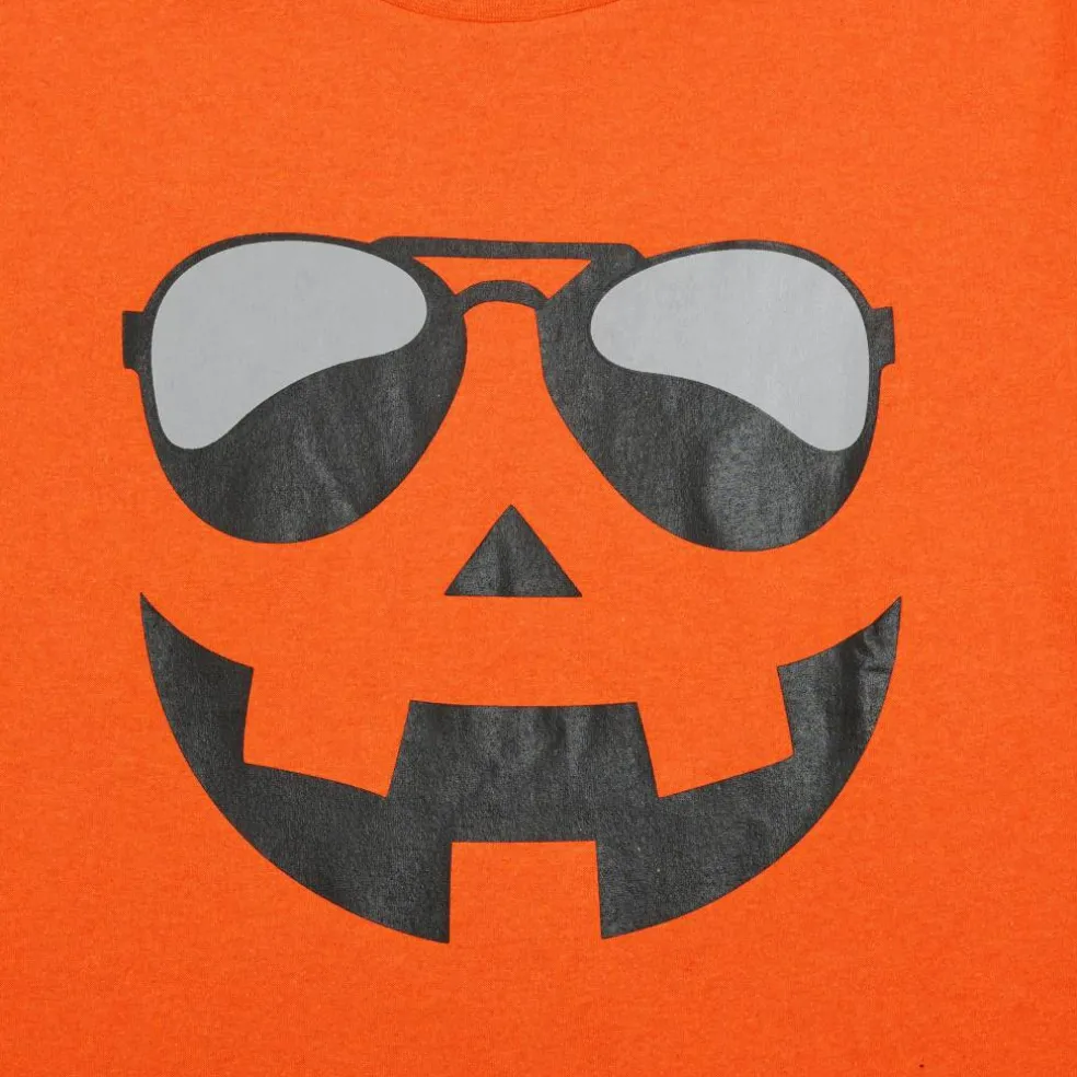 Cool Jack-o'-Lantern Face Youth T-Shirt
