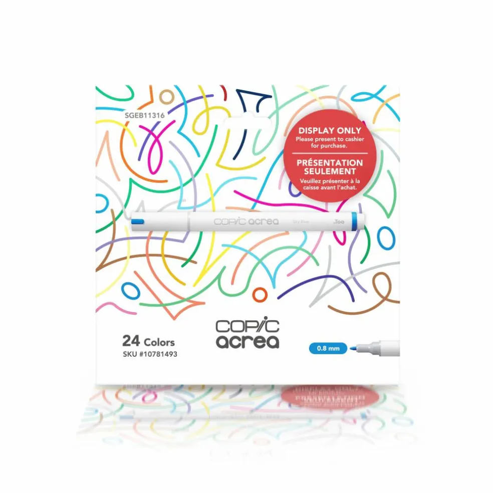 Copic® acrea 24 Colors Marker Set
