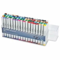Copic Sketch Marker Set - Set of 72, Color Set B