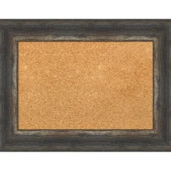 Cork Board, Bark Rustic Frame - Bulletin Board, Organization Board, Pin Board