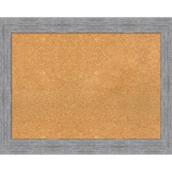 Cork Board, Bark Rustic Frame - Bulletin Board, Organization Board, Pin Board