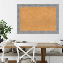 Cork Board, Bark Rustic Frame - Bulletin Board, Organization Board, Pin Board