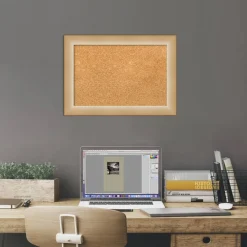 Cork Board, Eva Narrow Frame - Bulletin Board, Organization Board, Pin Board