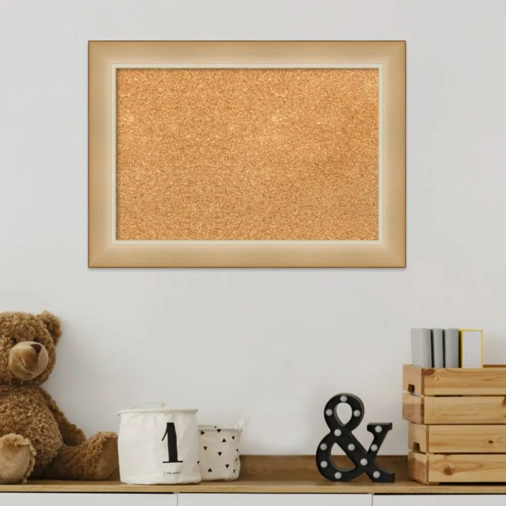 Cork Board, Eva Narrow Frame - Bulletin Board, Organization Board, Pin Board