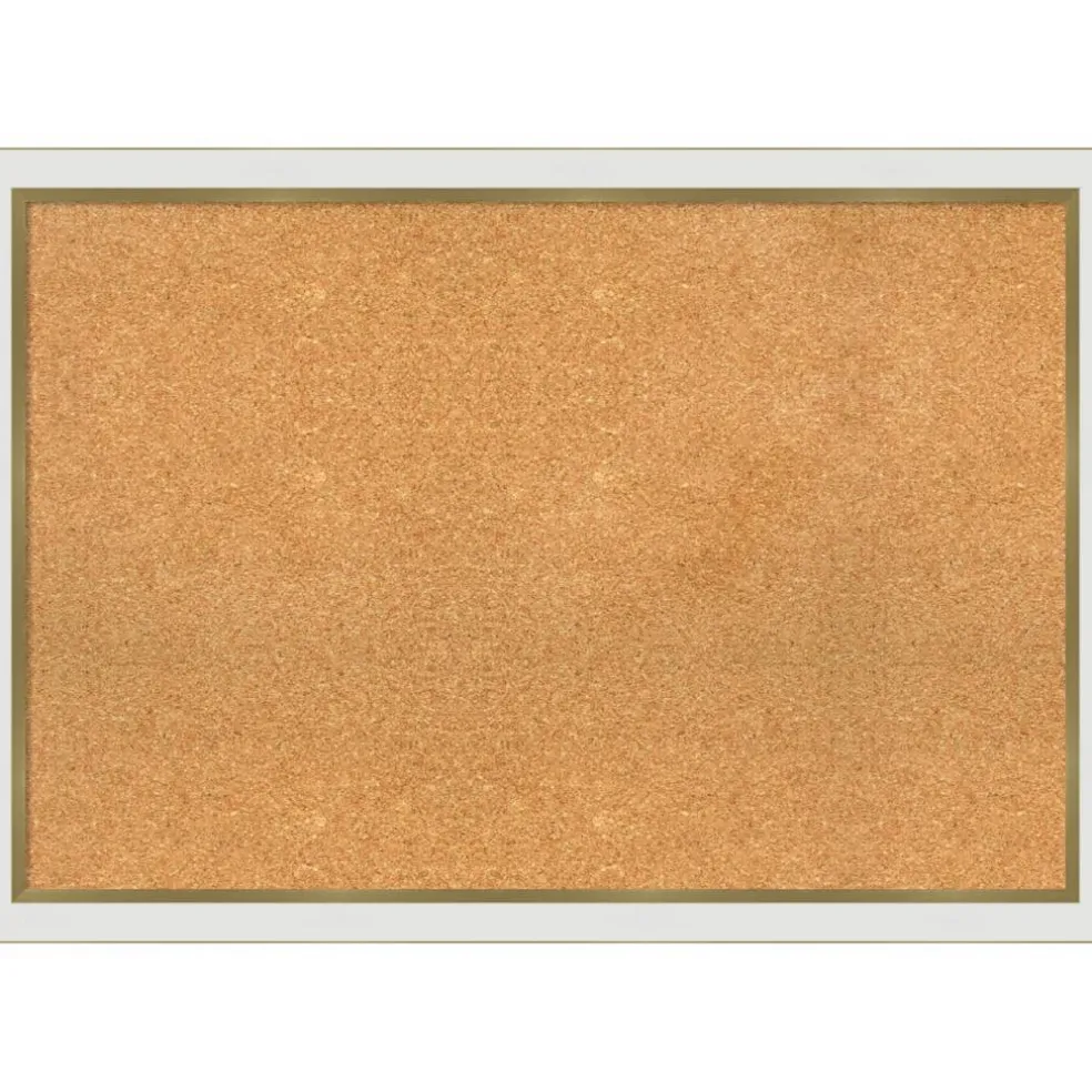 Cork Board, Eva Narrow Frame - Bulletin Board, Organization Board, Pin Board