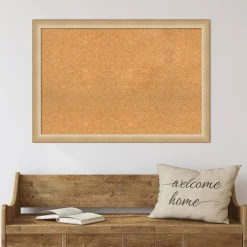Cork Board, Eva Narrow Frame - Bulletin Board, Organization Board, Pin Board