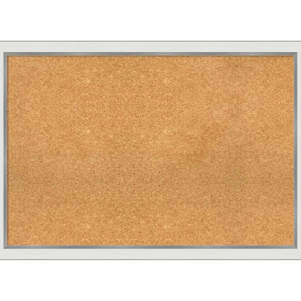 Cork Board, Eva Narrow Frame - Bulletin Board, Organization Board, Pin Board