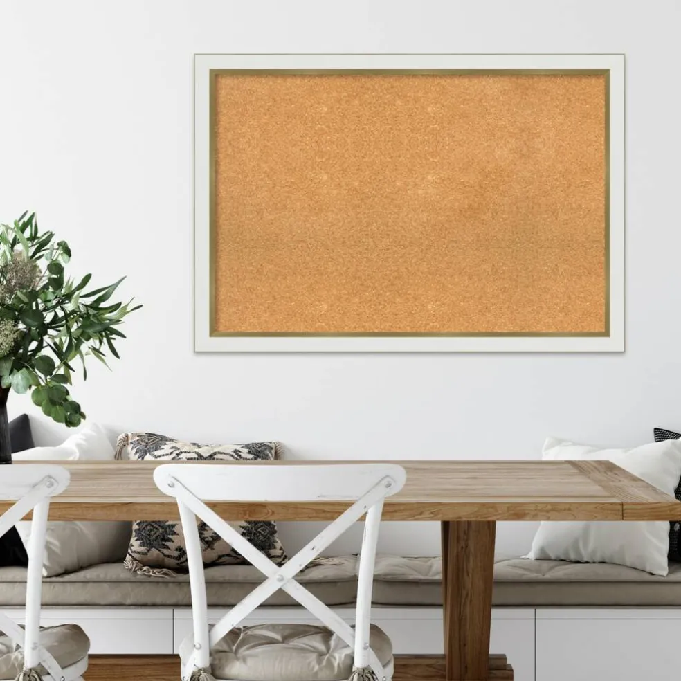 Cork Board, Eva Narrow Frame - Bulletin Board, Organization Board, Pin Board