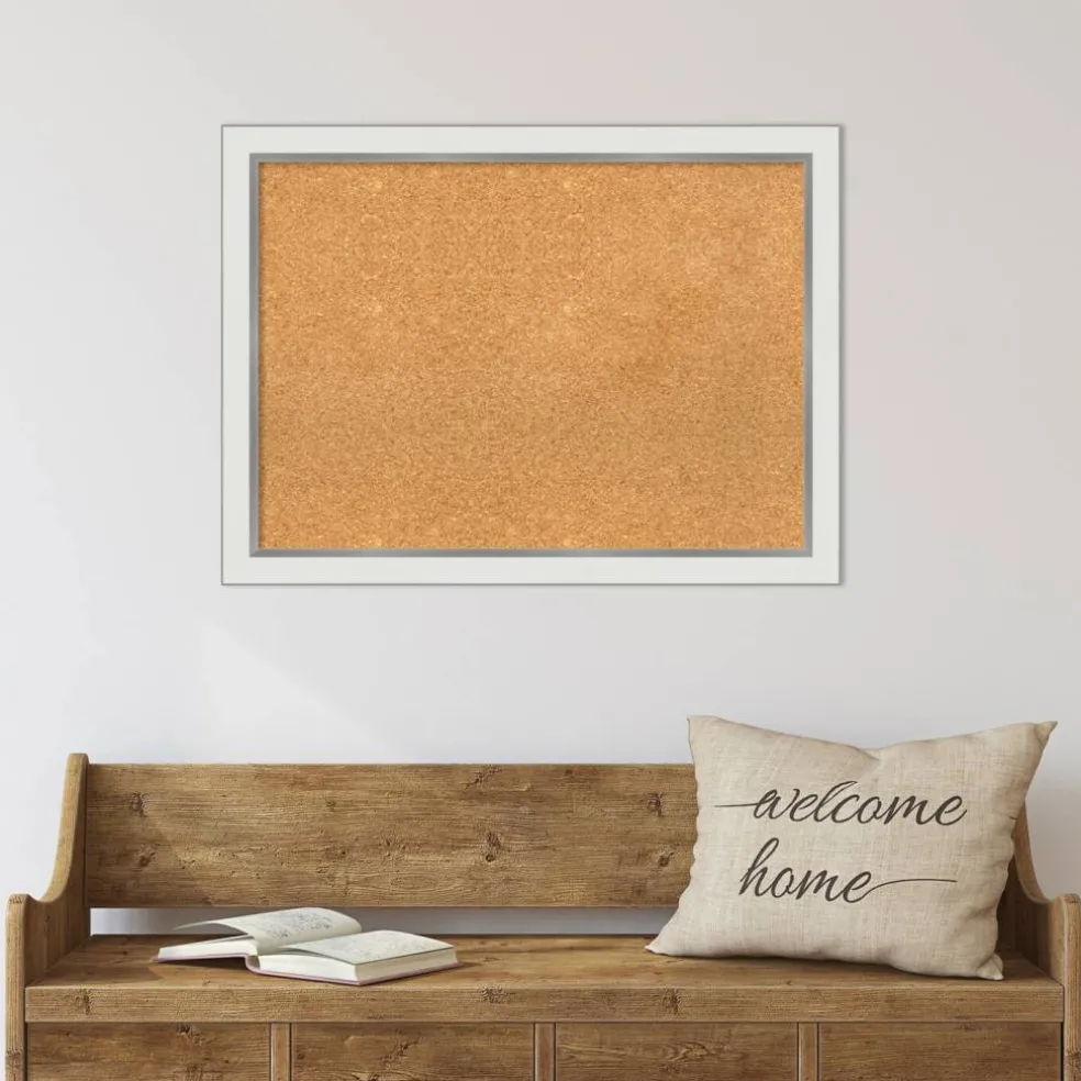 Cork Board, Eva Narrow Frame - Bulletin Board, Organization Board, Pin Board