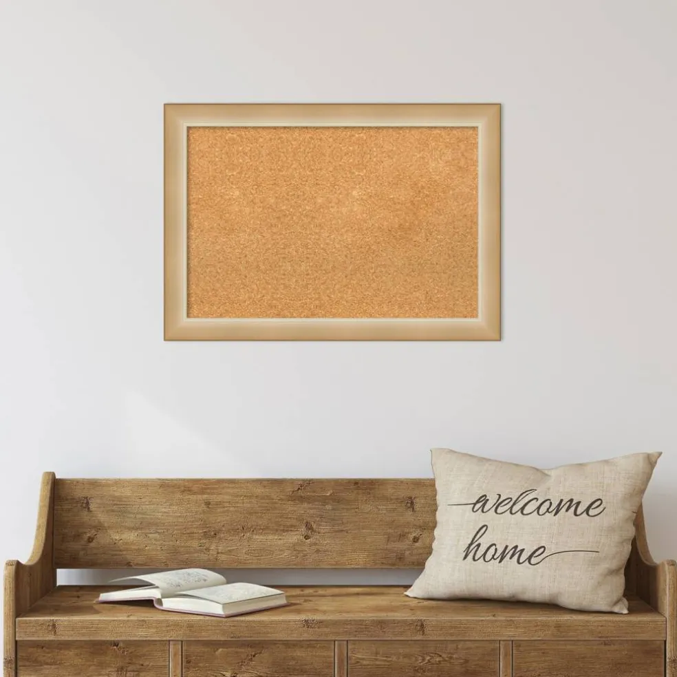 Cork Board, Eva Narrow Frame - Bulletin Board, Organization Board, Pin Board