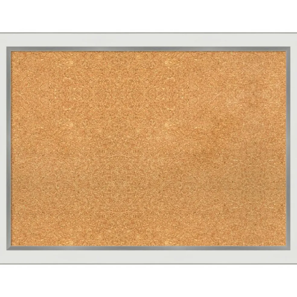 Cork Board, Eva Narrow Frame - Bulletin Board, Organization Board, Pin Board