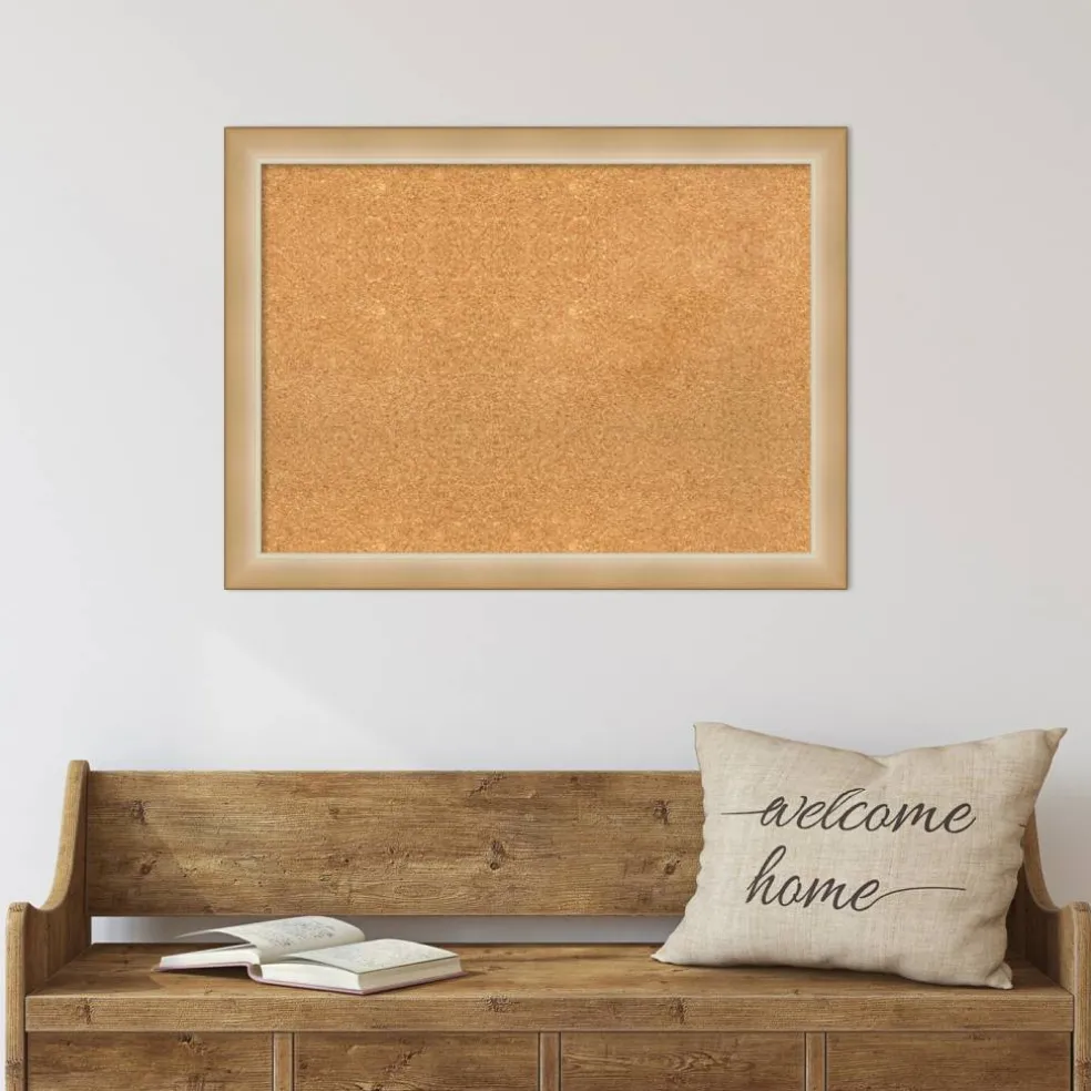 Cork Board, Eva Narrow Frame - Bulletin Board, Organization Board, Pin Board