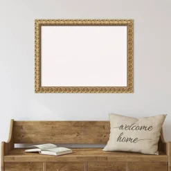 Cork Board, Florentine Gold Wood Frame - Bulletin Board, Organization Board, Pin Board