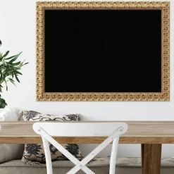 Cork Board, Florentine Gold Wood Frame - Bulletin Board, Organization Board, Pin Board