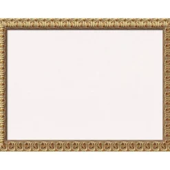 Cork Board, Florentine Gold Wood Frame - Bulletin Board, Organization Board, Pin Board