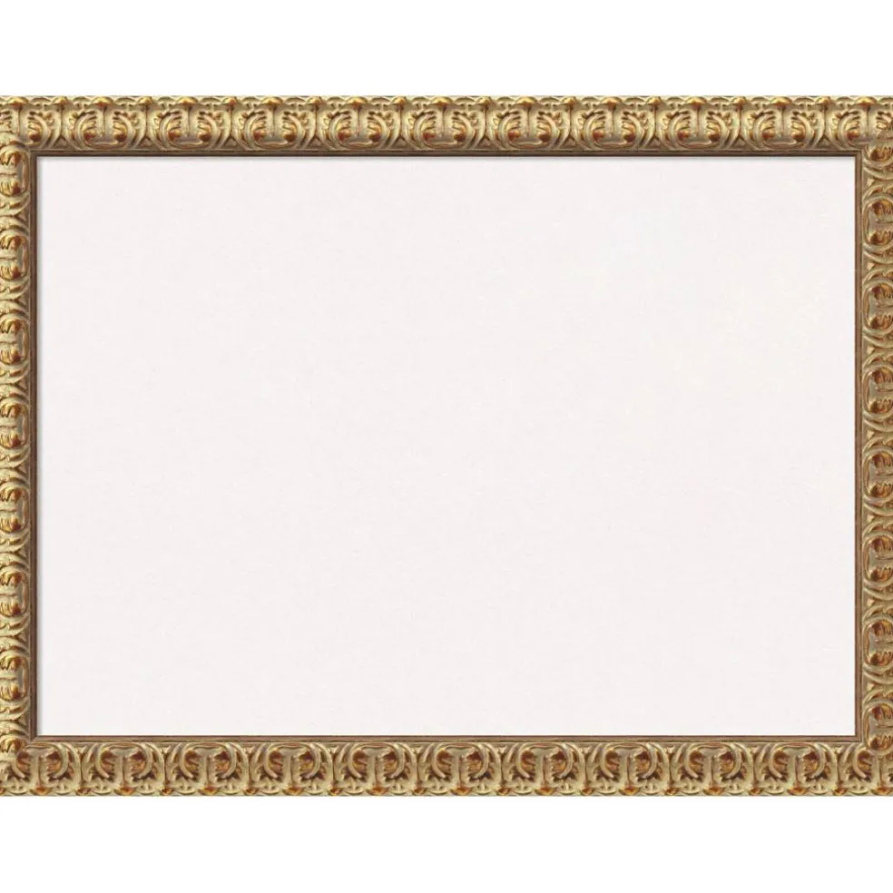 Cork Board, Florentine Gold Wood Frame - Bulletin Board, Organization Board, Pin Board