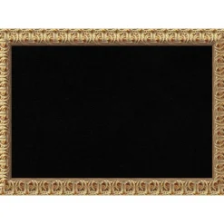Cork Board, Florentine Gold Wood Frame - Bulletin Board, Organization Board, Pin Board