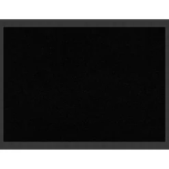 Cork Board, Mezzanotte Black Wood Frame - Bulletin Board, Organization Board, Pin Board
