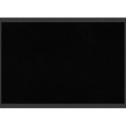 Cork Board, Mezzanotte Black Wood Frame - Bulletin Board, Organization Board, Pin Board